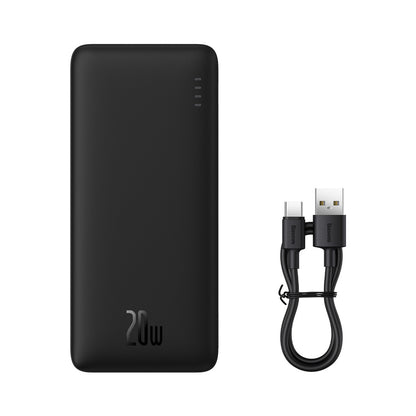 Baseus Airpow Fast Charge Power Bank 30000mAh 20W（With Simple Series Charging Cable USB to Type-C 0.3m Black）