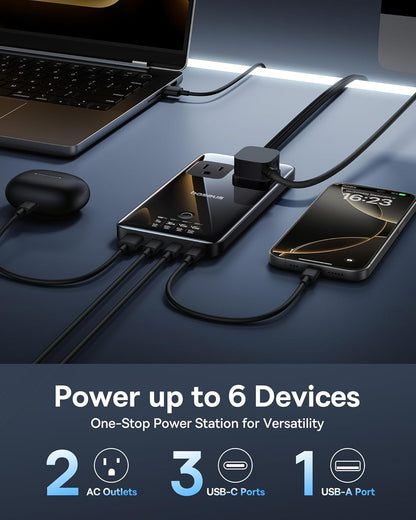 Baseus Blade Power Strip 2AC+1U+3C 140W
