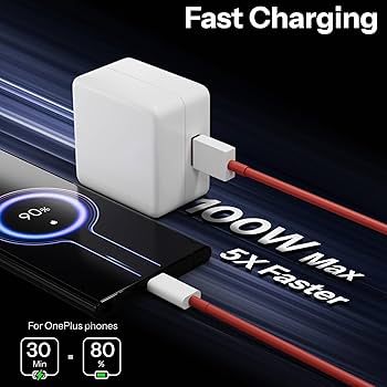 OnePlus 100W SuperVOOC Charger + Cable – 100% Original | Ultra-Fast