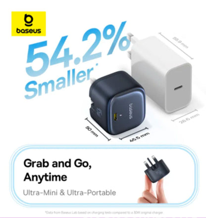 Baseus PicoGo AE11 GaN Fast Charger 1C 45W UK