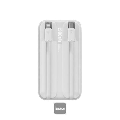 Baseus Comet  Series Dual-Cable Digital Display Fast Charge Power Bank 10000mAh 22.5W (With Simple Series Charging Cable USB to Type-C  30cm）