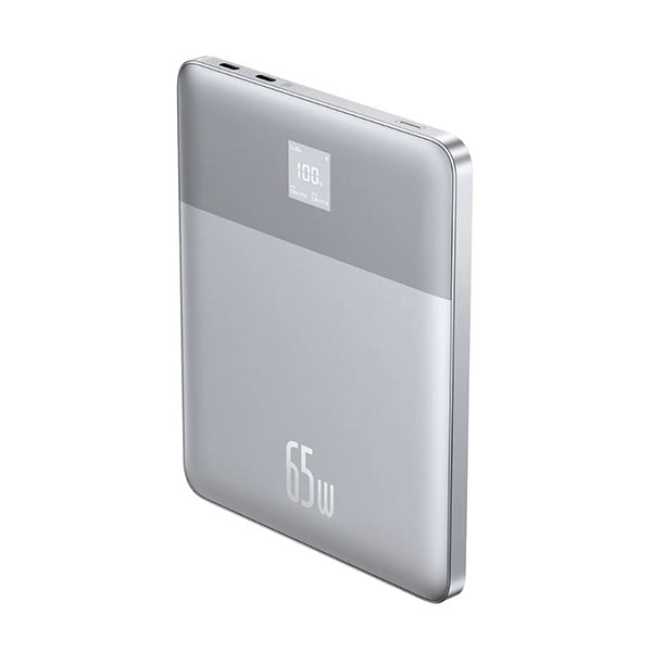 Baseus Blade2 Fast-Charging Power Bank with Digital Display Intelligent Edition 12000mAh 65W  (with Baseus Mini White Series Fast-Charging Cable Type-C to Type-C 100W (20V/5A) 50cm)