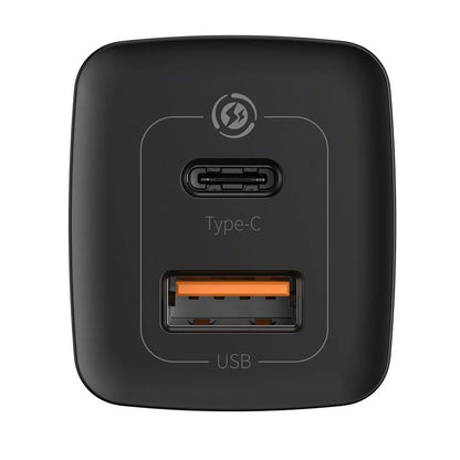 Baseus GaN2 lite Fast Charger C+U 65W CN (SUPER VOOC)