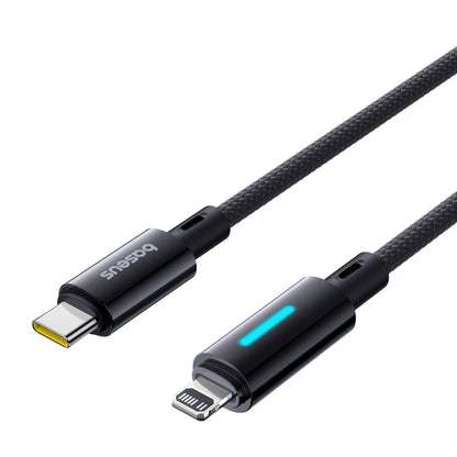 Baseus Lit Button-Control Fast Charging Data Cable USB-C to iP 20W
