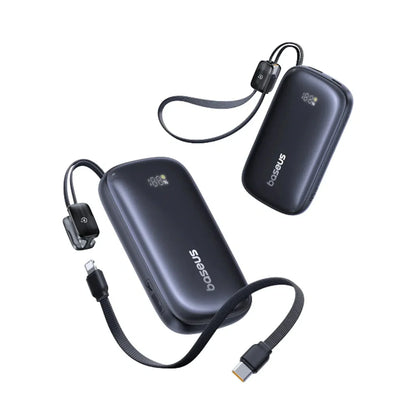 Baseus EnerFill FC21 Qpow 3 Ultra Digital Display Power Bank with Detachable Cable 10000mAh 22.5W