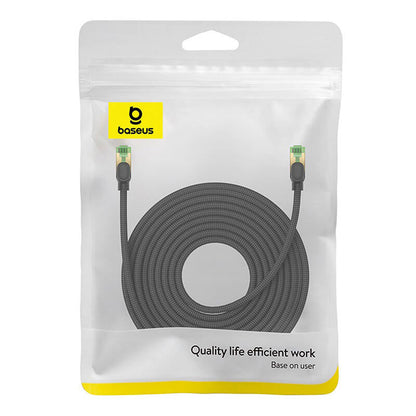 Baseus High Speed CAT8 40Gigabit Ethernet Cable (Braided Cable) Cluster Black