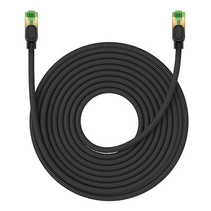 Baseus High Speed CAT8 40Gigabit Ethernet Cable (Braided Cable) Cluster Black