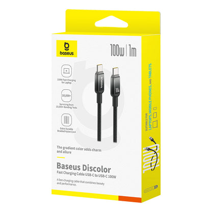 Baseus Discolor Fast Charging Cable USB-C to USB-C 100W