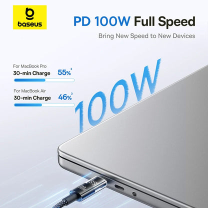 Baseus Display 2 Fast Charging Data Cable USB-C to USB-C 100W