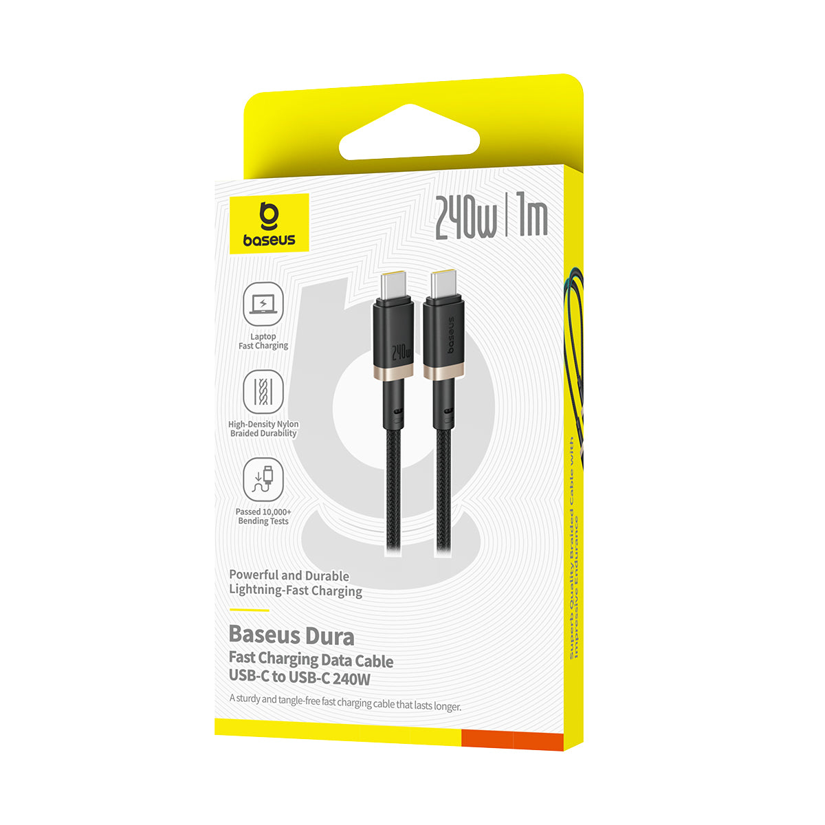 Baseus Dura Fast Charging Data Cable USB-C to USB-C 240W
