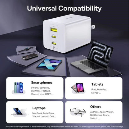 Baseus EnerFill FE11 3-Port USB-C Fast Charger 100W