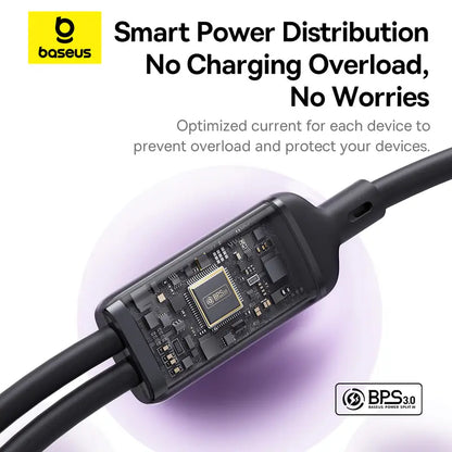 Baseus New Pudding Series Fast Charging Cable Type-C to Type-C 100W 1.5m Cluster Black 