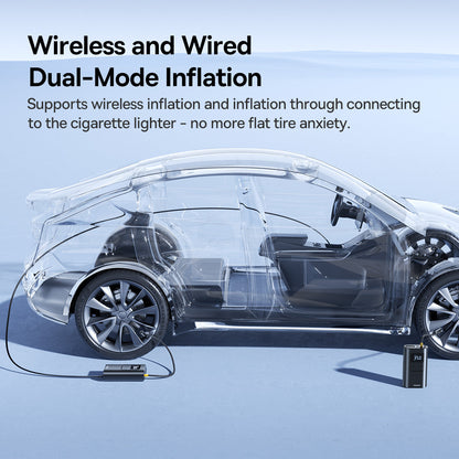 Baseus PrimeTrip VA1 Wired and Wireless 2-in-1 Tire Inflator