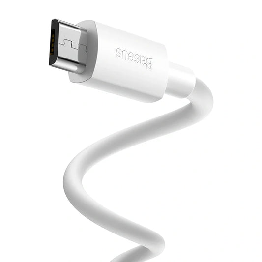Baseus Simple Wisdom Data Cable Kit USB to Micro 2.1A (2PCS/Set) 1.5m