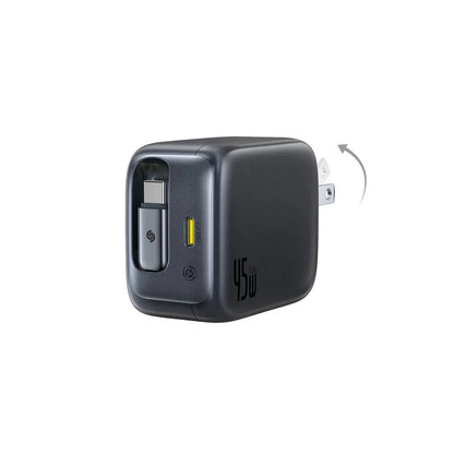 Baseus EnerCore CJ11 Fast Charger with Retractable Cable 2C 45W