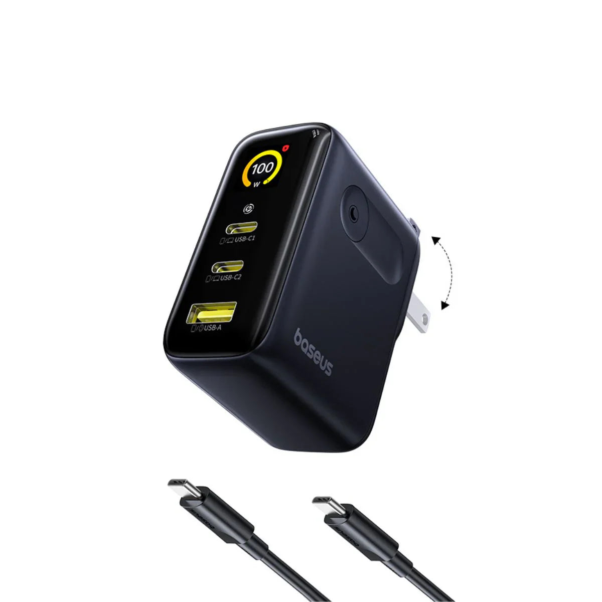 Baseus PicoGo AE21  Digital Display Fast Charger 2C+U 100W US