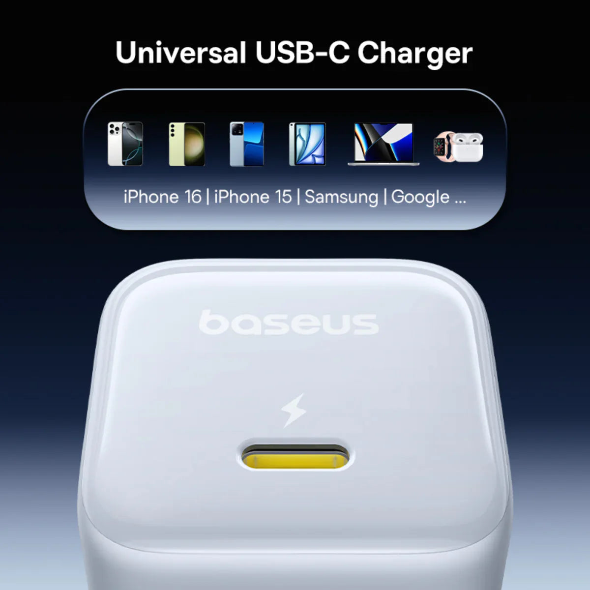 Baseus  GaN6 USB-C Charger 45W  Pack of 2