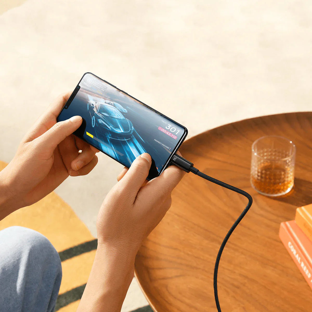 Baseus Tungsten Gold Fast Charging Data Cable Type-C to Type-C 240W