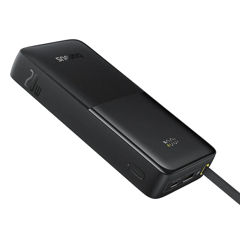 Baseus Bipow 2 Digital Display Power Bank 20000mAh 20W With Built-in Type C Cable