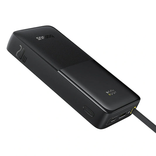 Baseus Bipow 2 Digital Display Power Bank 20000mAh 20W With Built-in Type C Cable
