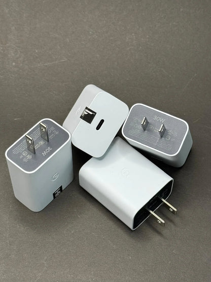 Google Pixel 30W Original Charger – USB-C PD Fast Charging Adapter for Pixel Phones