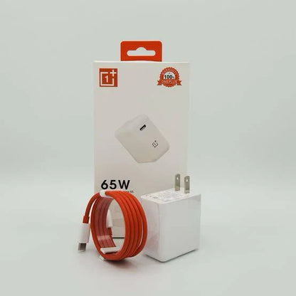 OnePlus 65W Warp Charge Adapter + Cable  – 100% Original | Ultra-Fast
