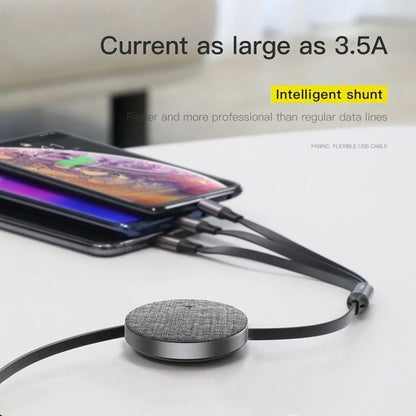 Baseus Fabric 3-in-1 Flexible Fast Charging Cable