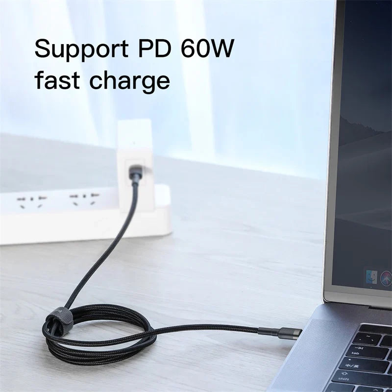 Baseus Cafule PD2.0 60W flash charging Type-C For Type-C cable (20V 3A)