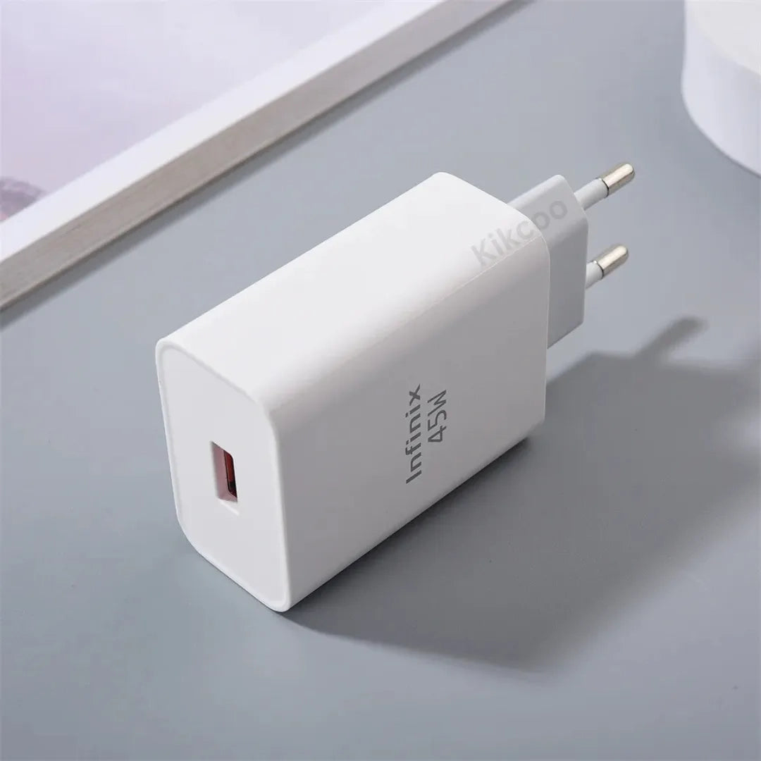 Infinix 45W Fast Charger | 100% Original Adapter Pakistan