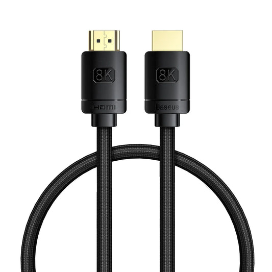 Baseus High Definition Series HDMI 8K to HDMI 8K Adapter Cable Black