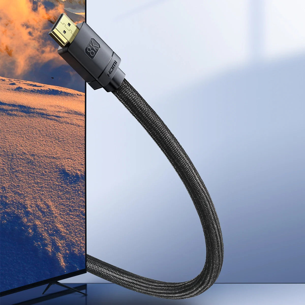 Baseus High Definition Series HDMI 8K to HDMI 8K Adapter Cable Black