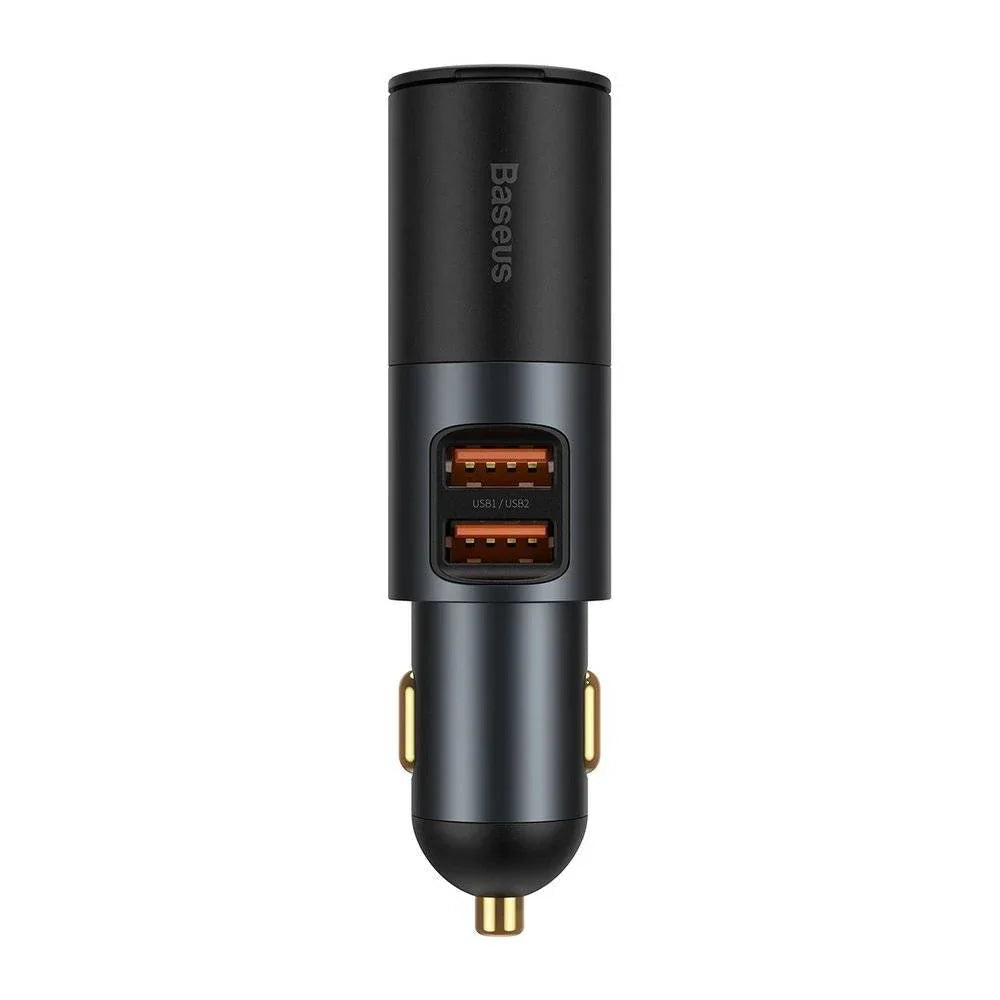 Baseus Share Together Fast Charge Car Charger with Cigarette Lighter Expansion Port 120W