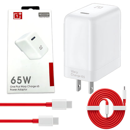 OnePlus 65W Warp Charge Adapter + Cable  – 100% Original | Ultra-Fast