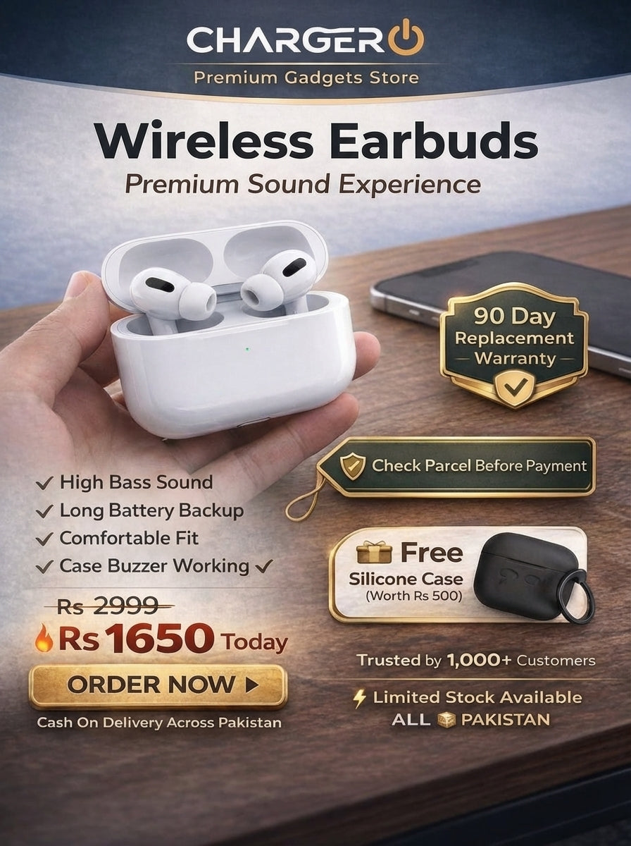 AirPods Pro 2 Style Wireless Earbuds with Active Noise Cancellation – Premium Sound Quality