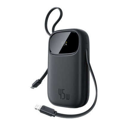 Baseus EnerFill FC31 Qpow 3 Digital Display Power Bank with USB-C+iP Cables 20000mAh 45W