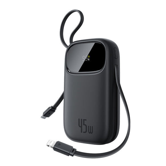Baseus EnerFill FC31 Qpow 3 Digital Display Power Bank with USB-C+iP Cables 20000mAh 45W