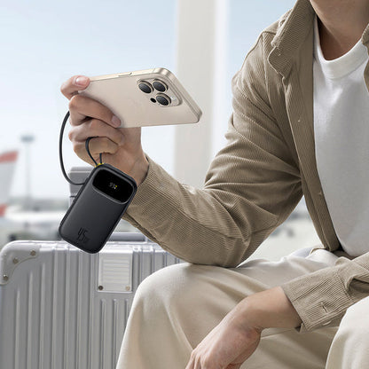 Baseus EnerFill FC31 Qpow 3 Digital Display Power Bank with USB-C+iP Cables 20000mAh 45W