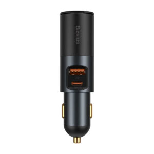 Baseus Share Together Fast Charge Car Charger with Cigarette Lighter Expansion Port 120W