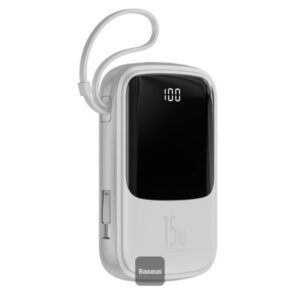Baseus Qpow Digital Display 3A 15W 10000mAh Power Bank with Type-C Cable