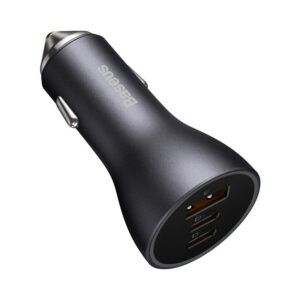 Baseus Golden Contactor Pro Triple Fast Charger Car Charger 65W U+C+C