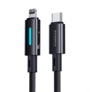 Baseus Lit Button-Control Fast Charging Data Cable USB-C to iP 20W
