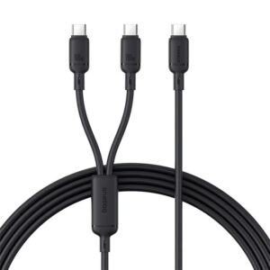 Baseus New Pudding Series Fast Charging Cable Type-C to Type-C 100W 1.5m Cluster Black