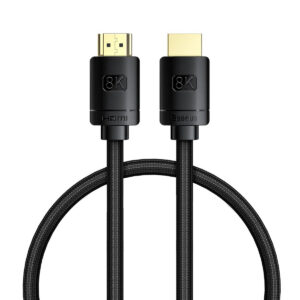 Baseus High Definition Series HDMI 8K to HDMI 8K Adapter Cable Black